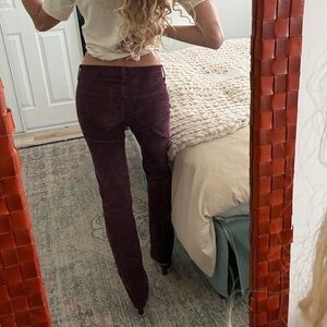 GAP Straight Leg Jeans in Deep Plum